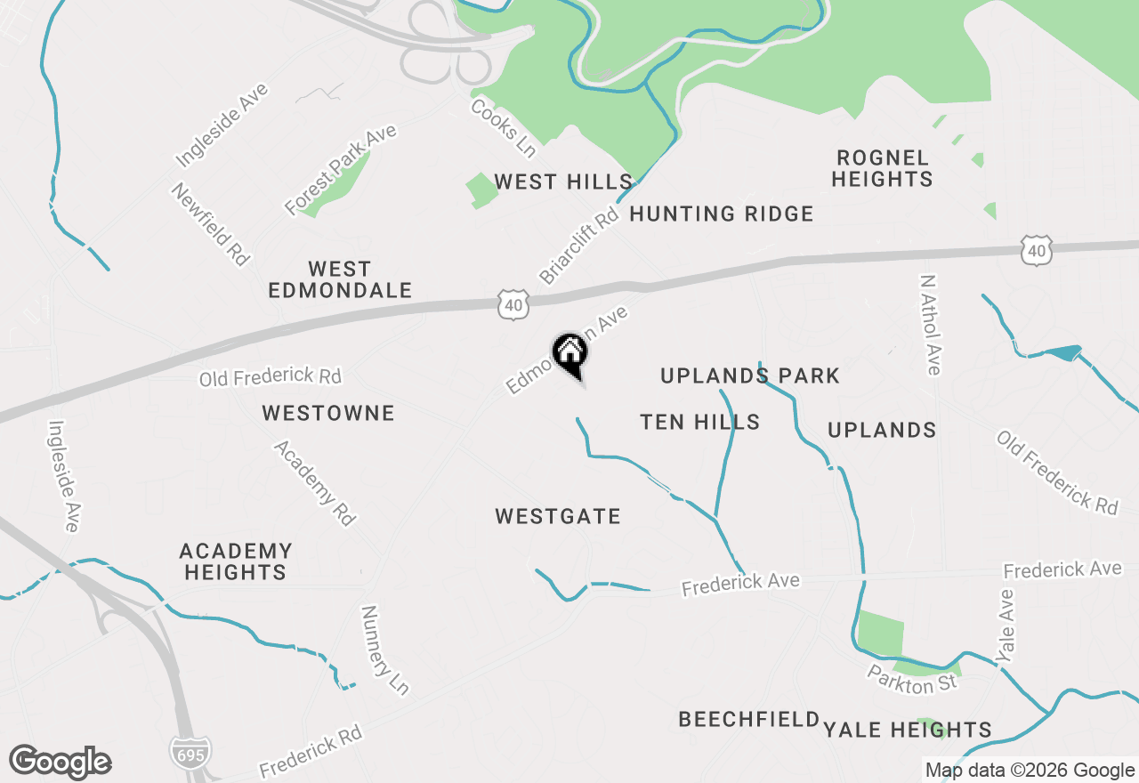 Map of 513 Stamford Road, Baltimore, MD 21229