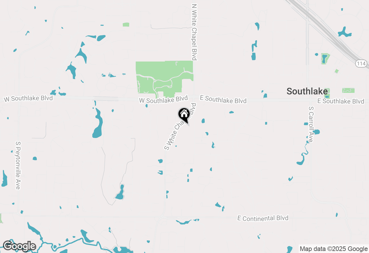 Map of 351 S White Chapel Boulevard, Southlake, TX 76092