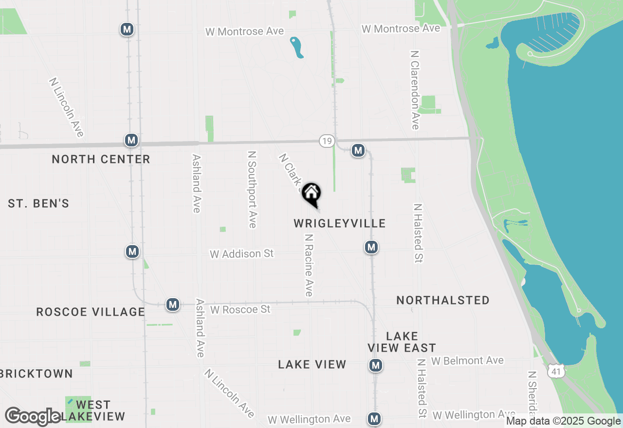 Map of 3721 N Racine Avenue, Chicago, IL 60613