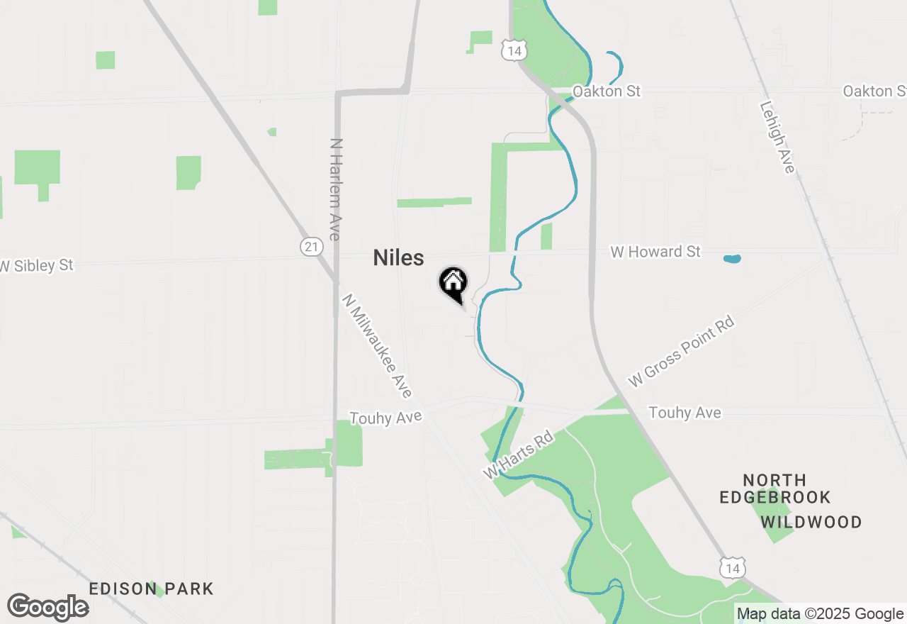 Map of 6920 W Jarvis Avenue, Niles, IL 60714