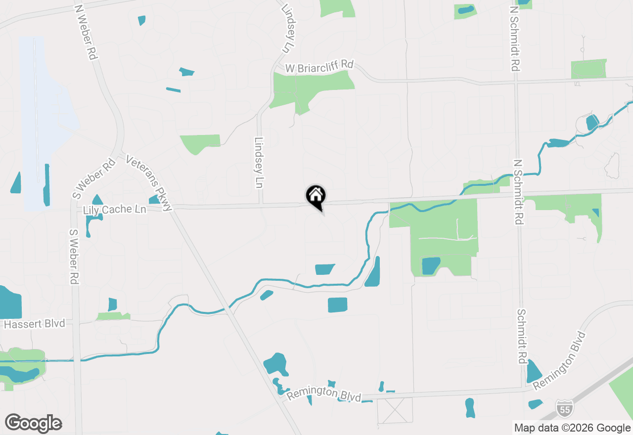 Map of 313 Fox Bend Circle, Bolingbrook, IL 60440