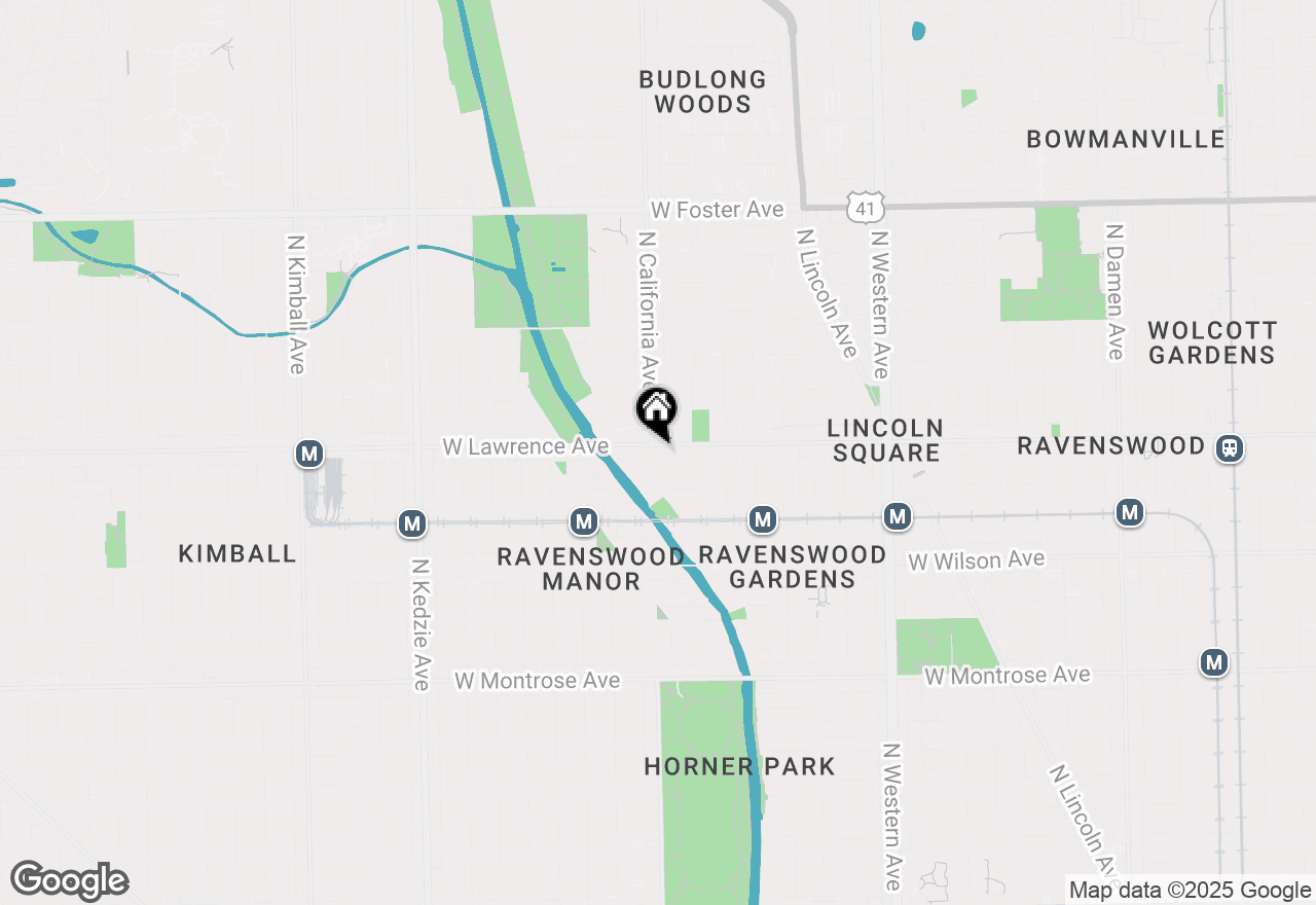 Map of 2759 W Lawrence Avenue #3W, Chicago, IL 60625