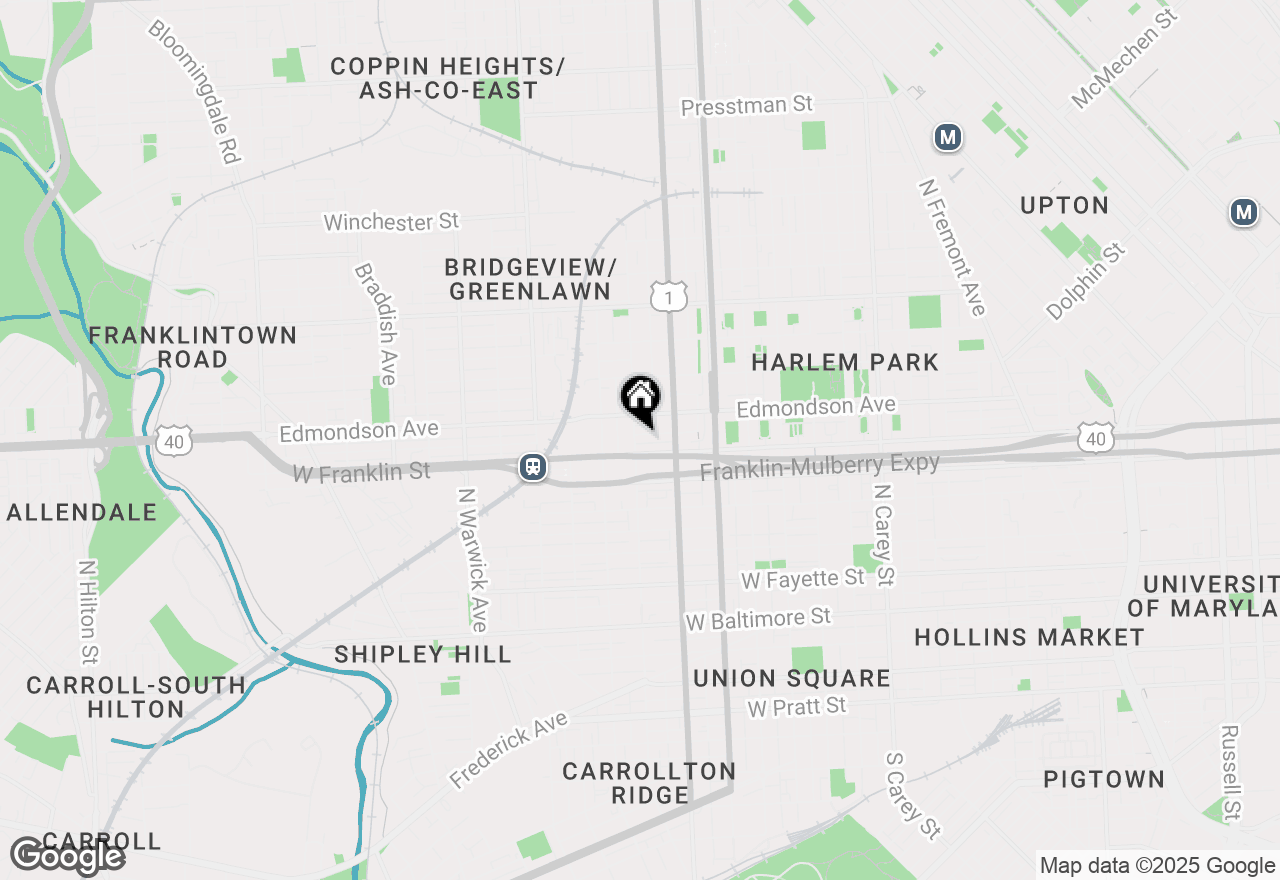 Map of 1943 Lauretta Avenue, Baltimore, MD 21223