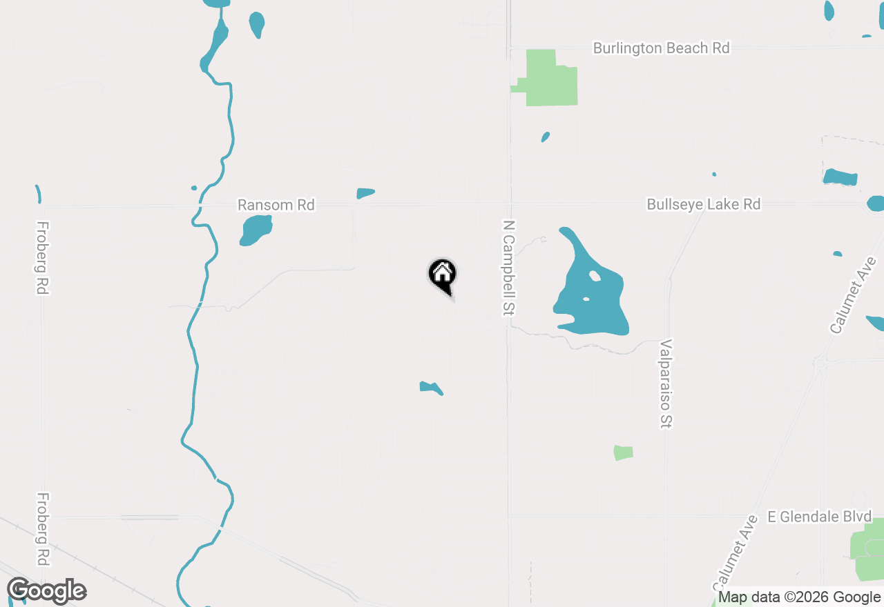 Map of 2925 Foggy Glen Drive, Valparaiso, IN 46385