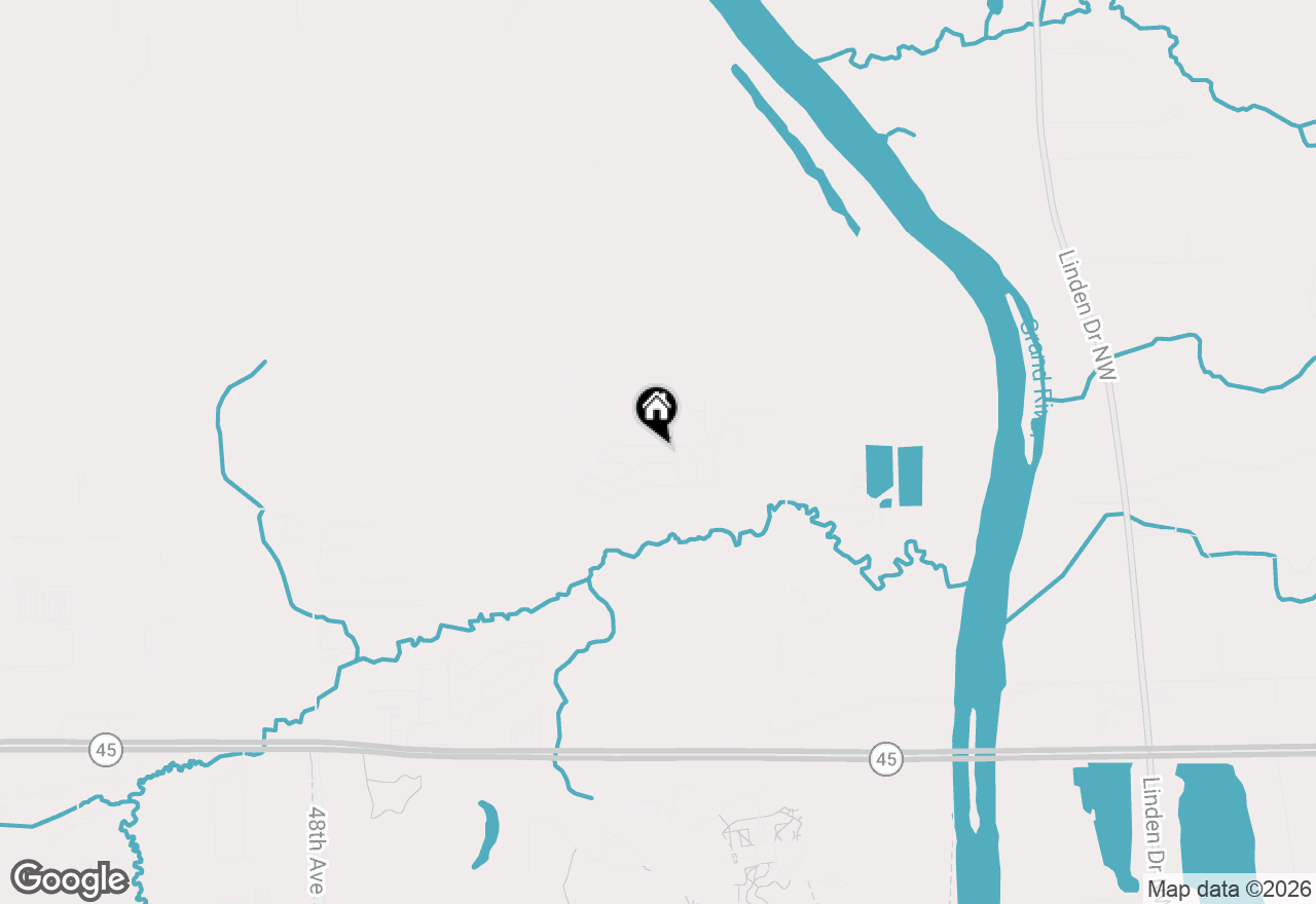 Map of 4384 Twilight Way, Allendale, MI 49401
