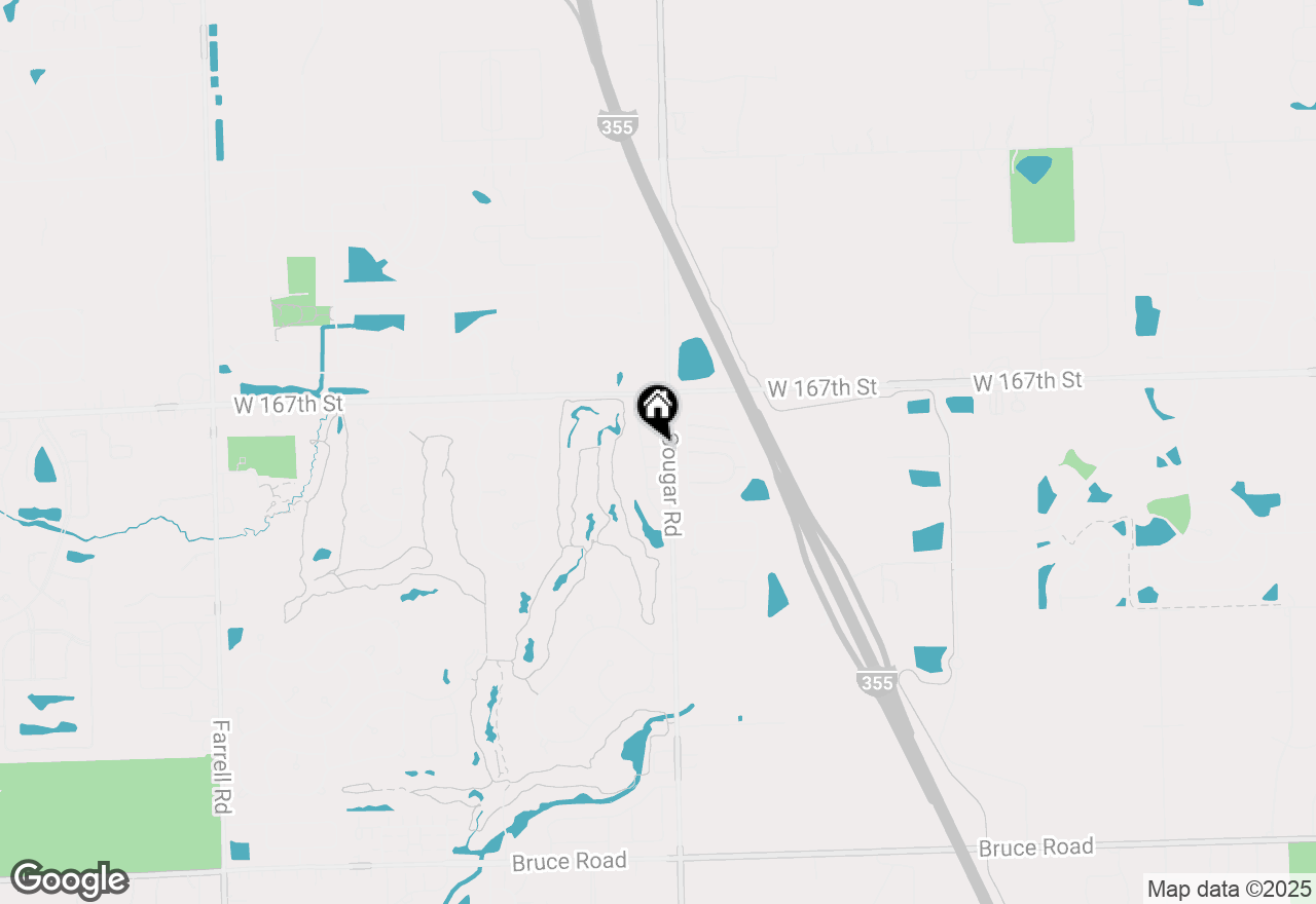 Map of 16765 S Sunset Ridge Court, Lockport, IL 60441