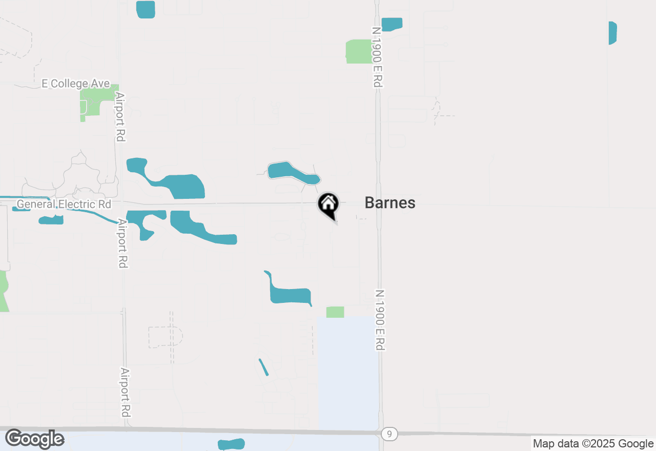 Map of 1408 Woodbine Road #1, Bloomington, IL 61704