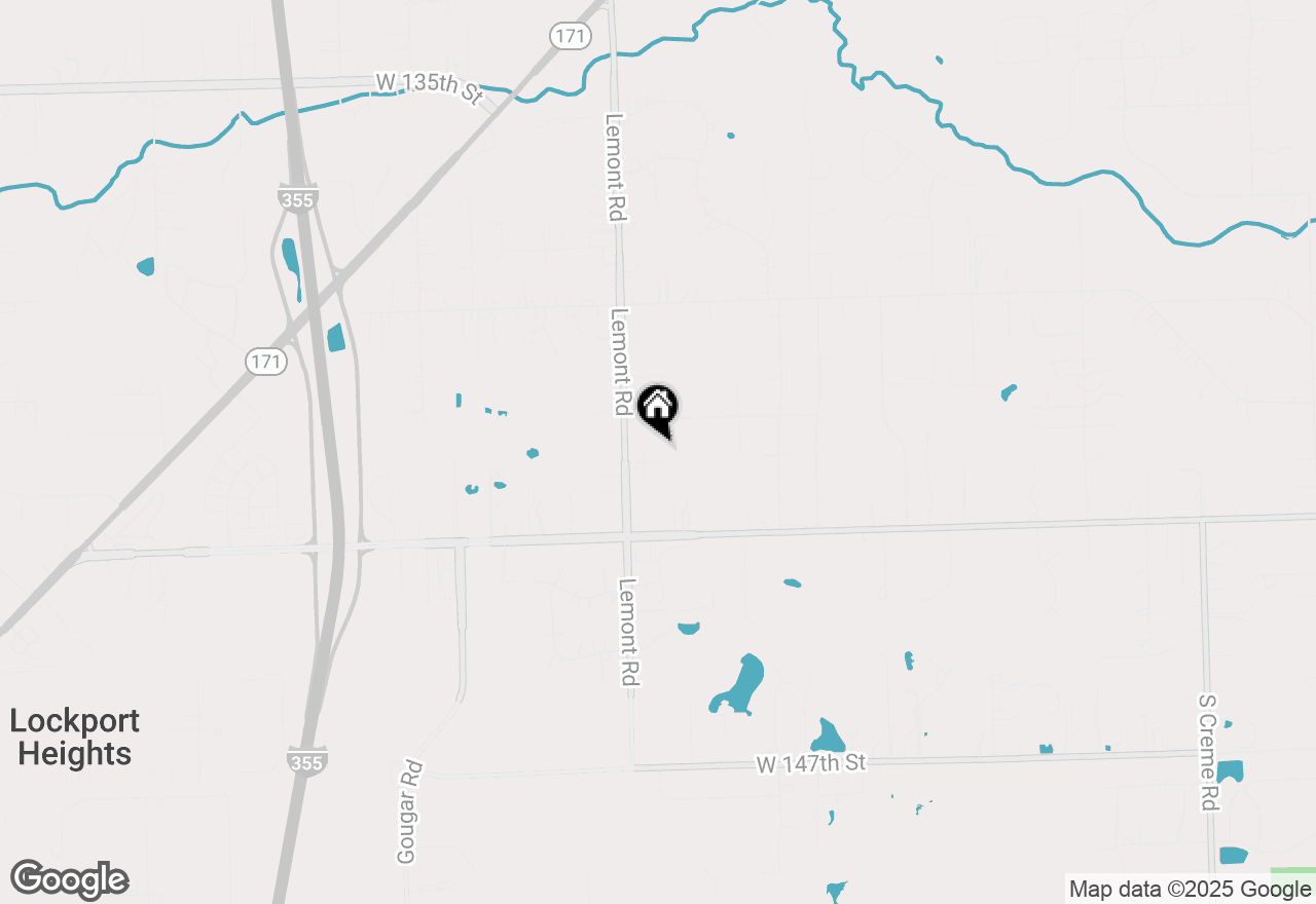 Map of 15510 W Nolan Court, Homer Glen, IL 60491