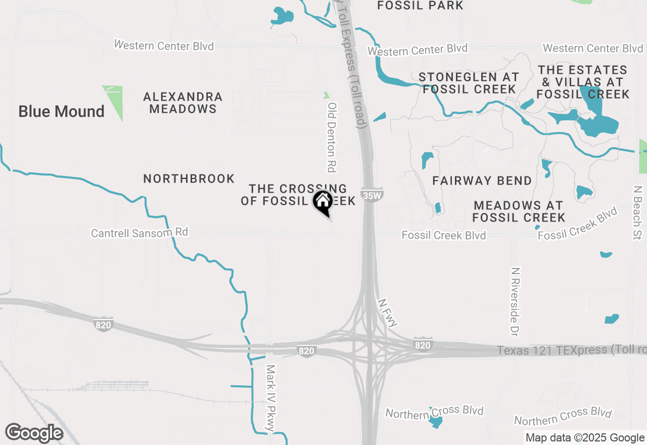 Map of 2829 Gray Rock Drive, Fort Worth, TX 76131