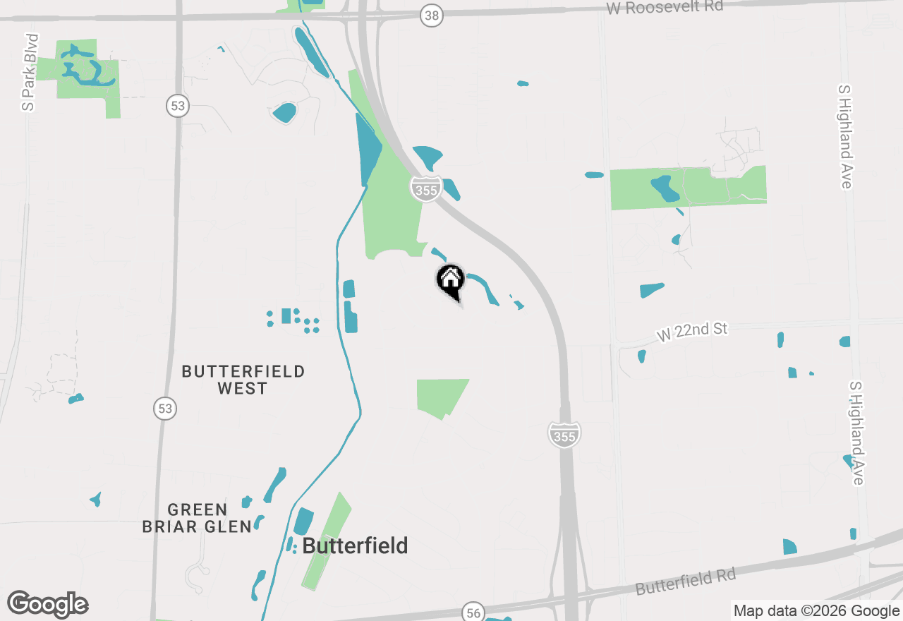 Map of 1009 Beverly Court, Lombard, IL 60148
