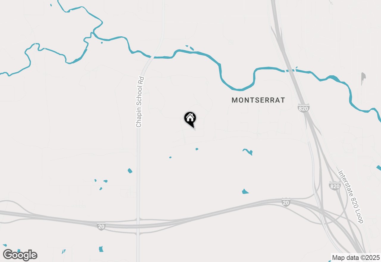 Map of 9629 Saint Michel Lane, Fort Worth, TX 76126