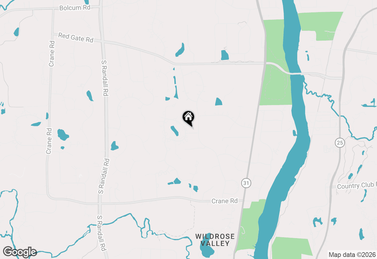 Map of 36W400 Hunters Gate Road, St. Charles, IL 60175