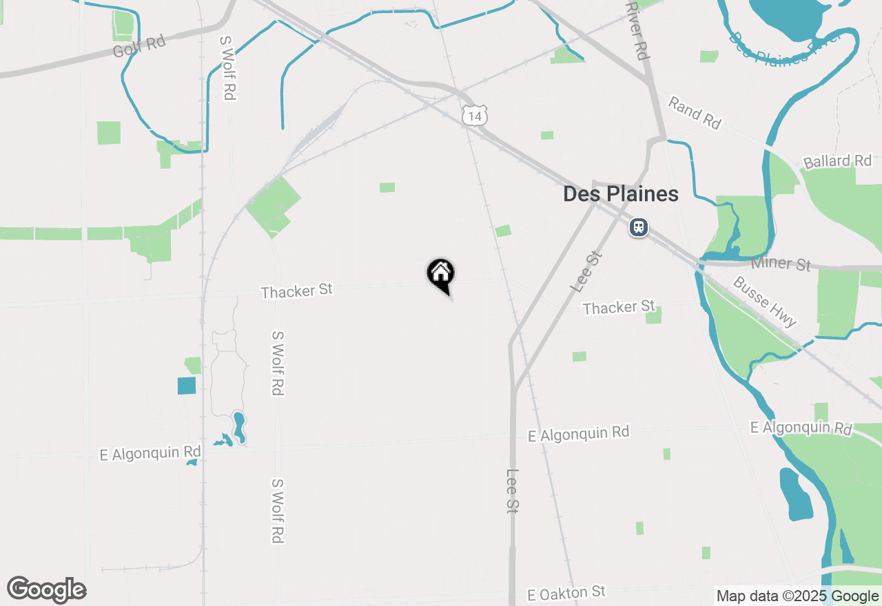 Map of 849 S 2nd Avenue, Des Plaines, IL 60016