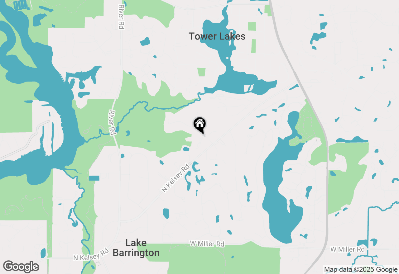 Map of 26941 W Fenview Drive, Tower Lakes, IL 60010