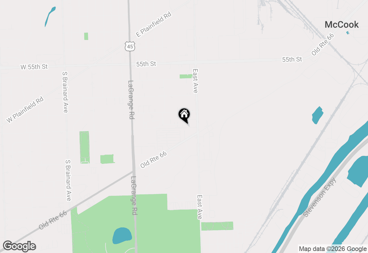 Map of 9709 Lorraine Drive #7, Countryside, IL 60525