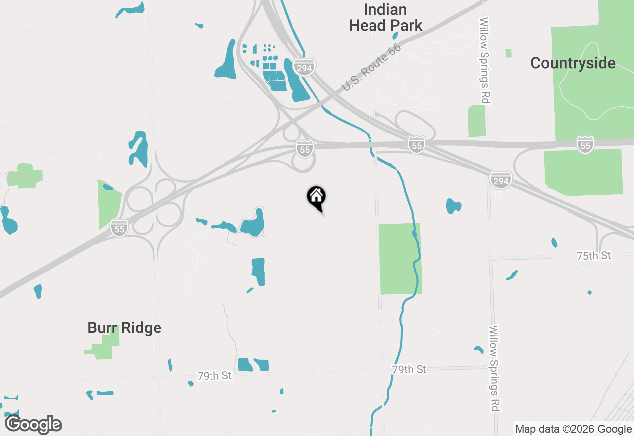 Map of 7350 Forest Hill Road, Burr Ridge, IL 60527