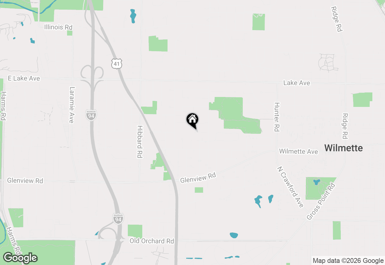 Map of 2740 Lincoln Lane, Wilmette, IL 60091