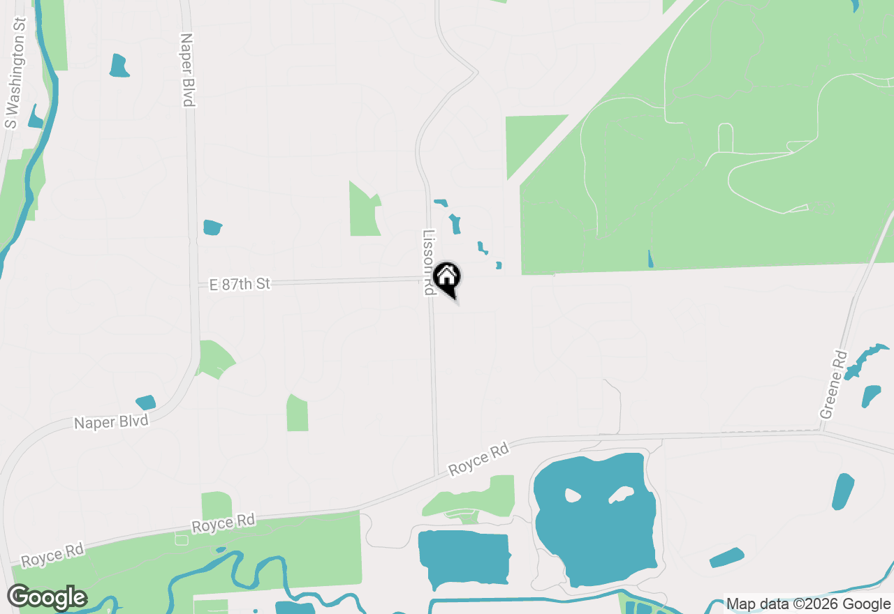 Map of 1369 Ginger Lane, Naperville, IL 60565