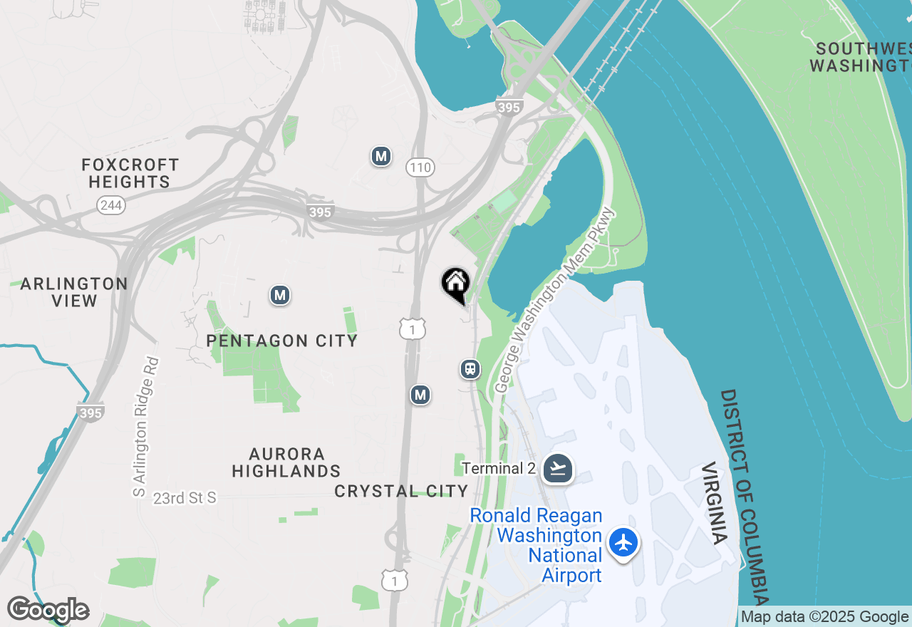 Map of 1300 Crystal Drive #310-S, Arlington, VA 22202