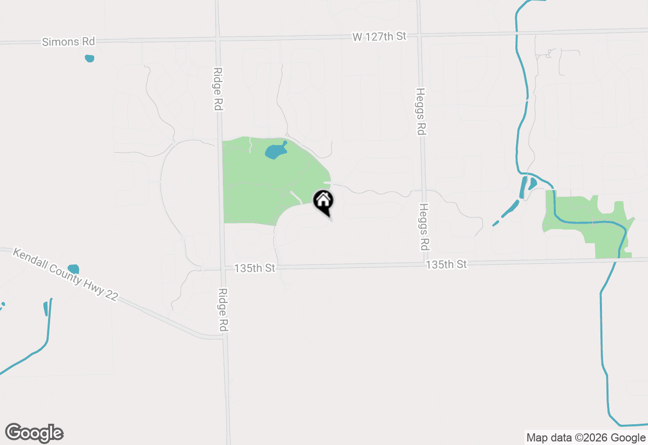 Map of 13332 Morning Mist Place, Plainfield, IL 60585