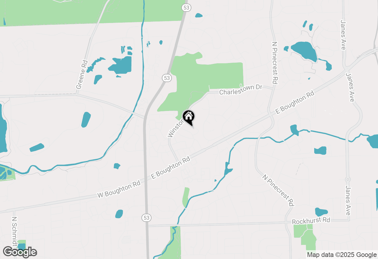 Map of 228 Monroe Road, Bolingbrook, IL 60440