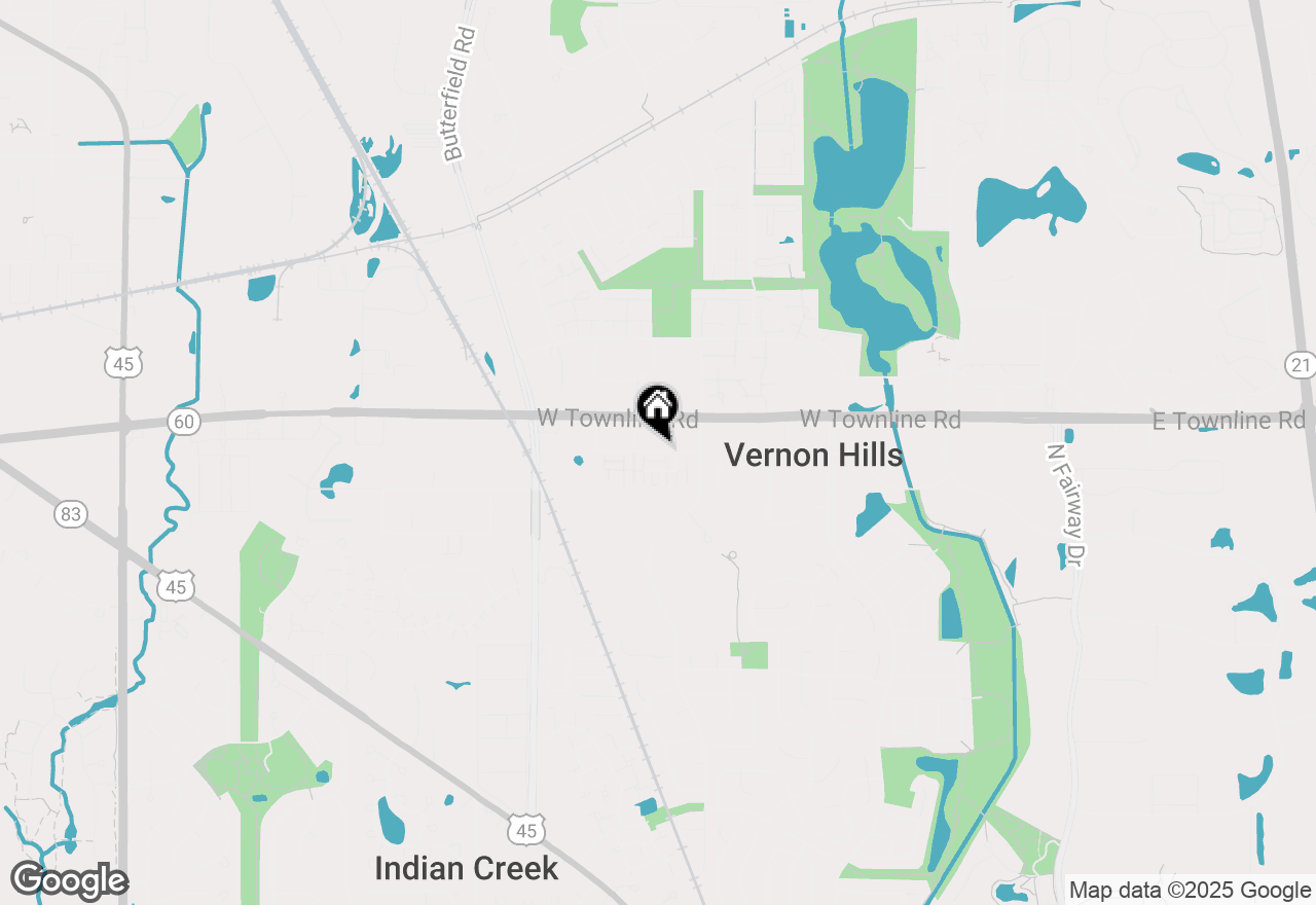 Map of 347 Aspen Pointe Road, Vernon Hills, IL 60061