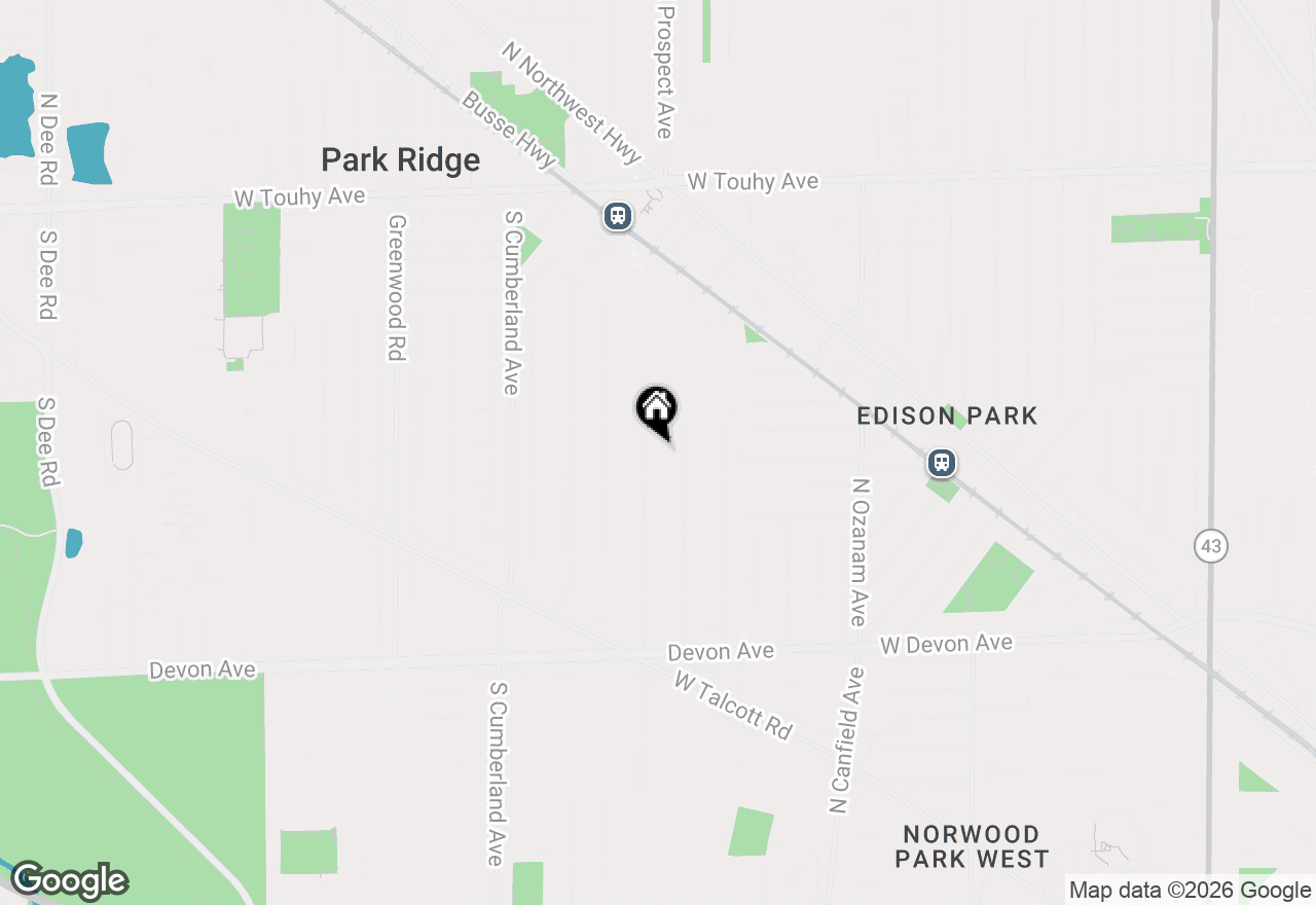 Map of 700 S Crescent Avenue, Park Ridge, IL 60068