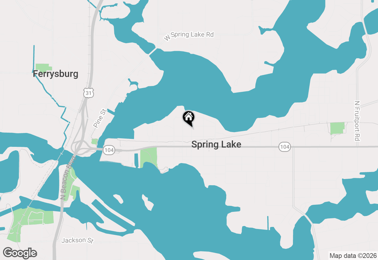 Map of 211 N Division Street, Spring Lake, MI 49456