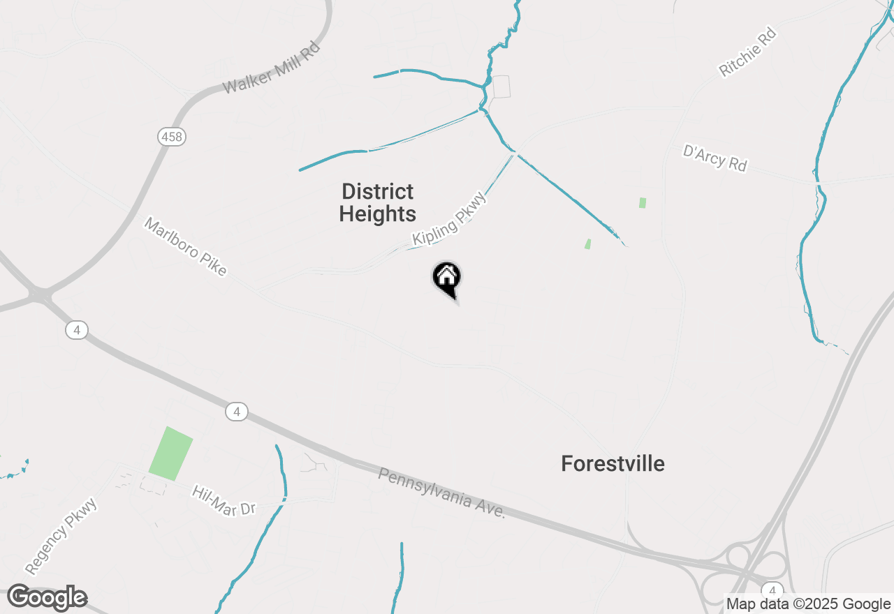 Map of 7013 Whitney Avenue, District Heights, MD 20747