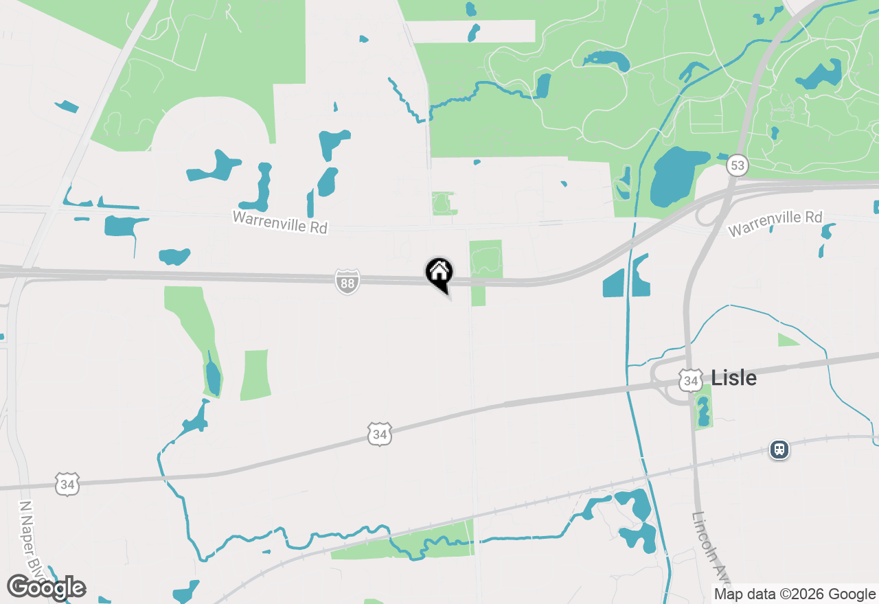 Map of 4417 Yender Avenue, Lisle, IL 60532