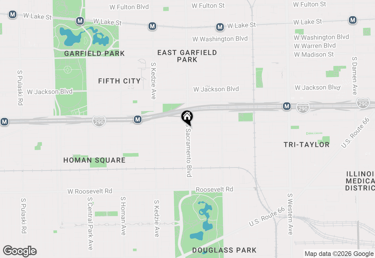 Map of 3000 W Flournoy Street #3, Chicago, IL 60612