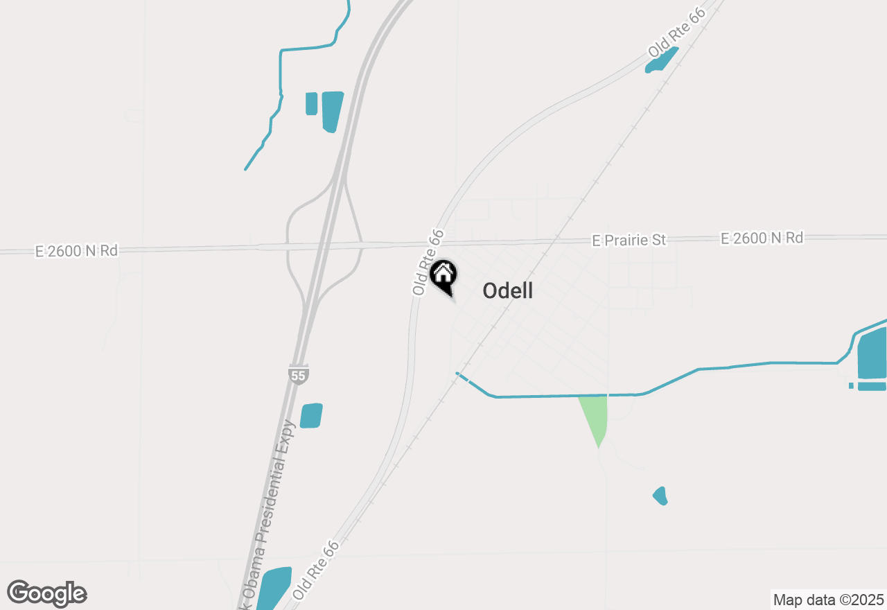 Map of 307 W Elk Street, Odell, IL 60460