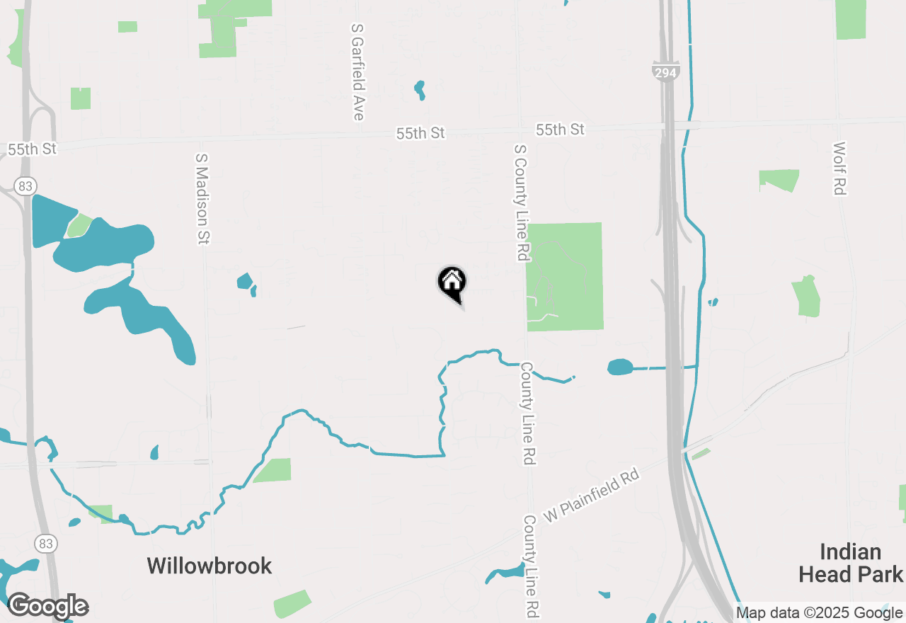 Map of 15W170 60th Street, Burr Ridge, IL 60527