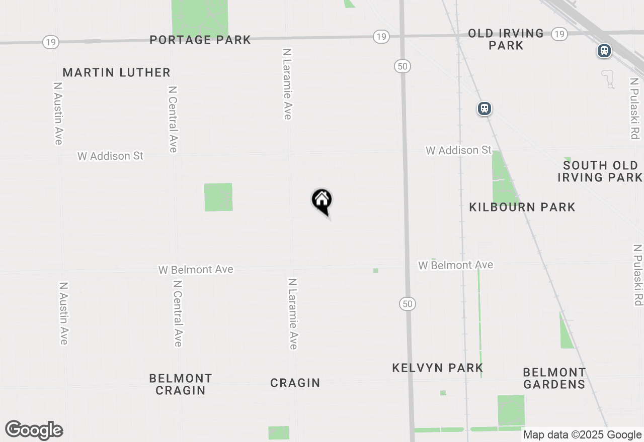 Map of 5056 W Henderson Street #1E, Chicago, IL 60641