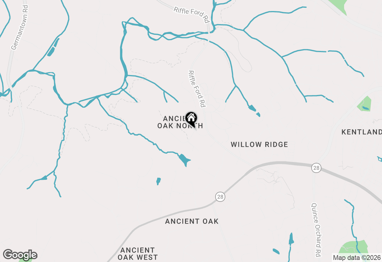 Map of 13100 Brandon Way Road, Gaithersburg, MD 20878