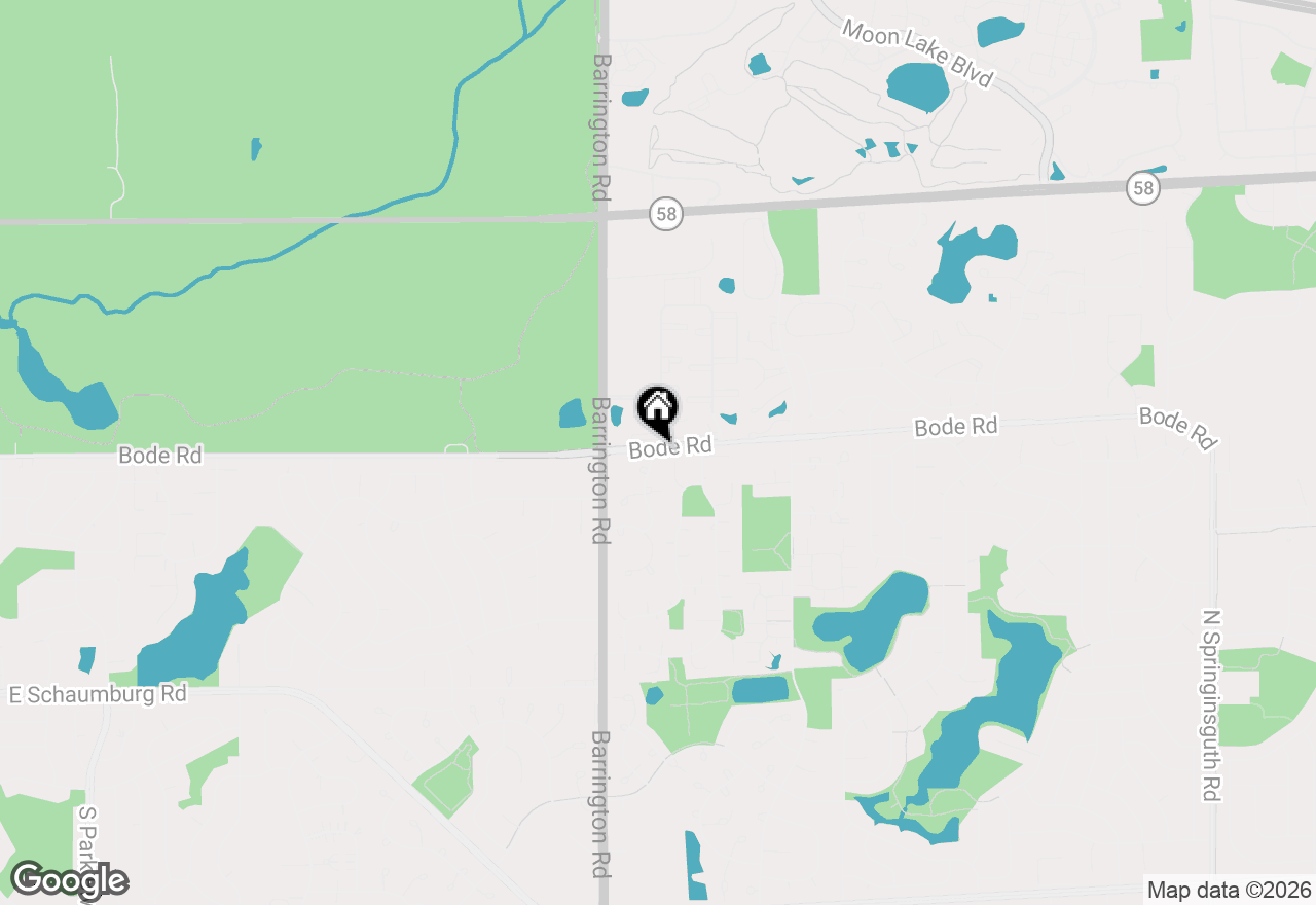 Map of 2020 Quaker Hollow Lane, Streamwood, IL 60107