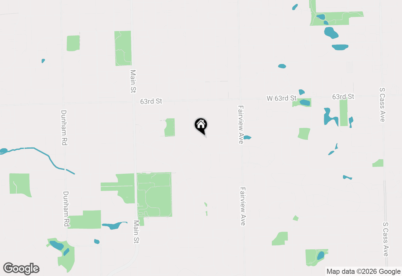 Map of 613 65th Street, Downers Grove, IL 60516