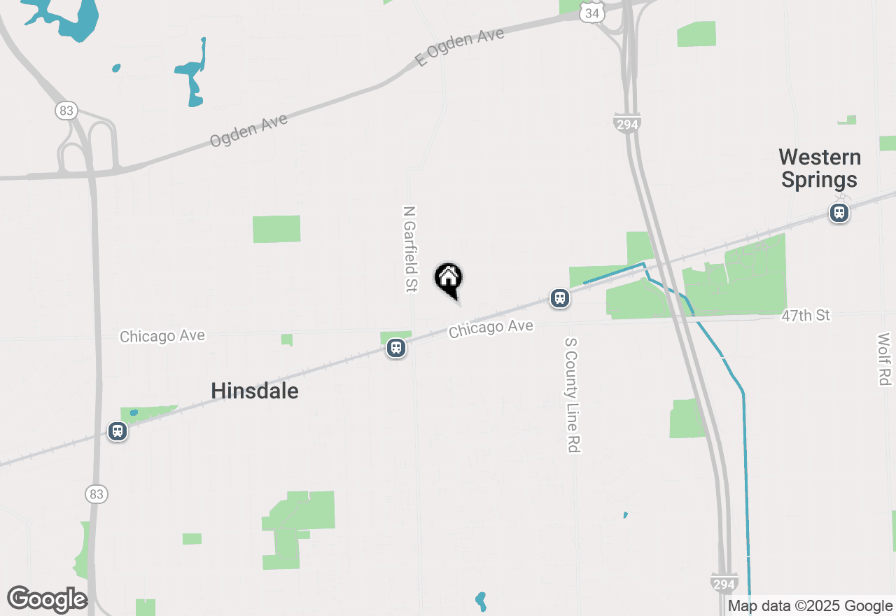 Map of 146 E Maple Street, Hinsdale, IL 60521