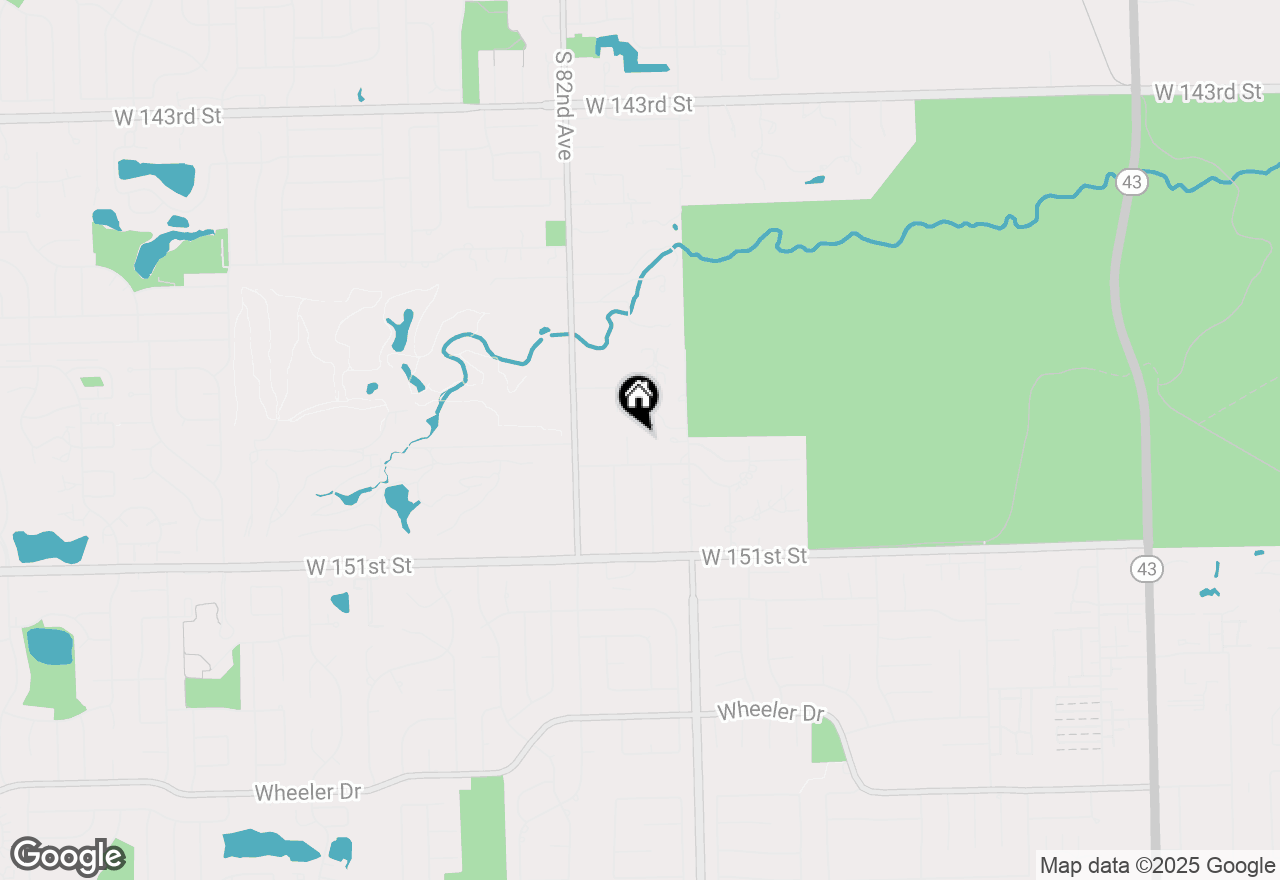 Map of 14855 Sunny Lane, Orland Park, IL 60462