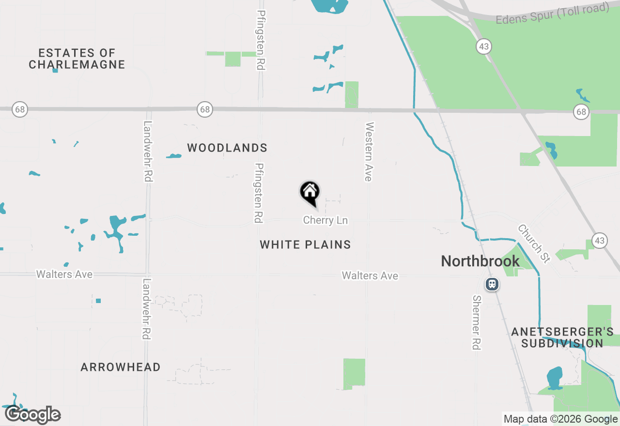 Map of 1135 Crestwood Drive, Northbrook, IL 60062