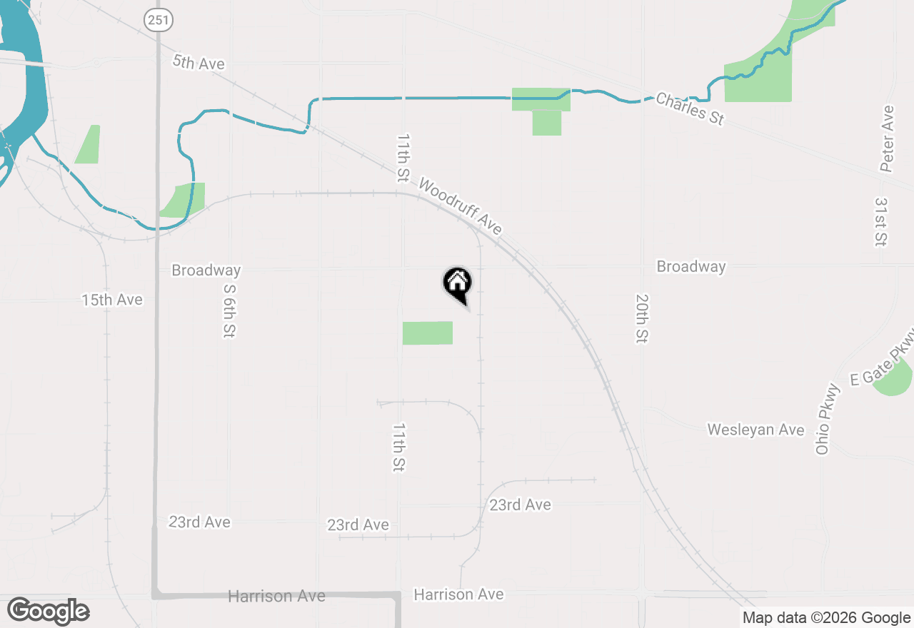 Map of 1802 16th Avenue, Rockford, IL 61104