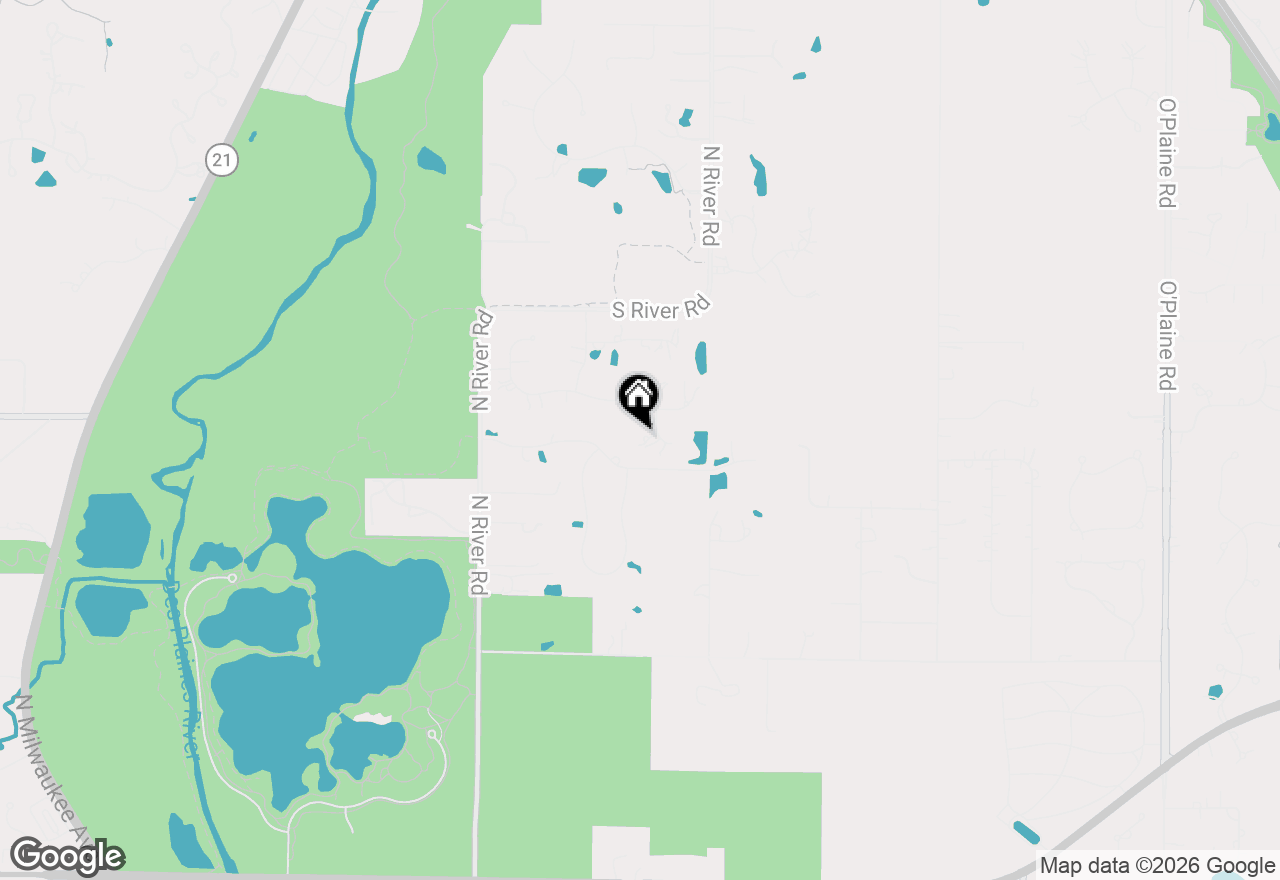Map of 2220 Churchill Circle, Libertyville, IL 60048