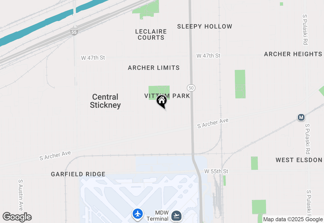 Map of 5050 S Lavergne Avenue, Chicago, IL 60638
