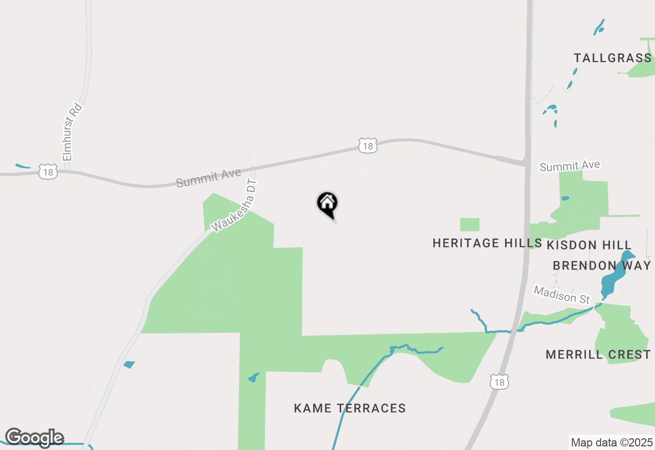 Map of 3803 Oakmont Trl #LT160, Waukesha, WI 53188