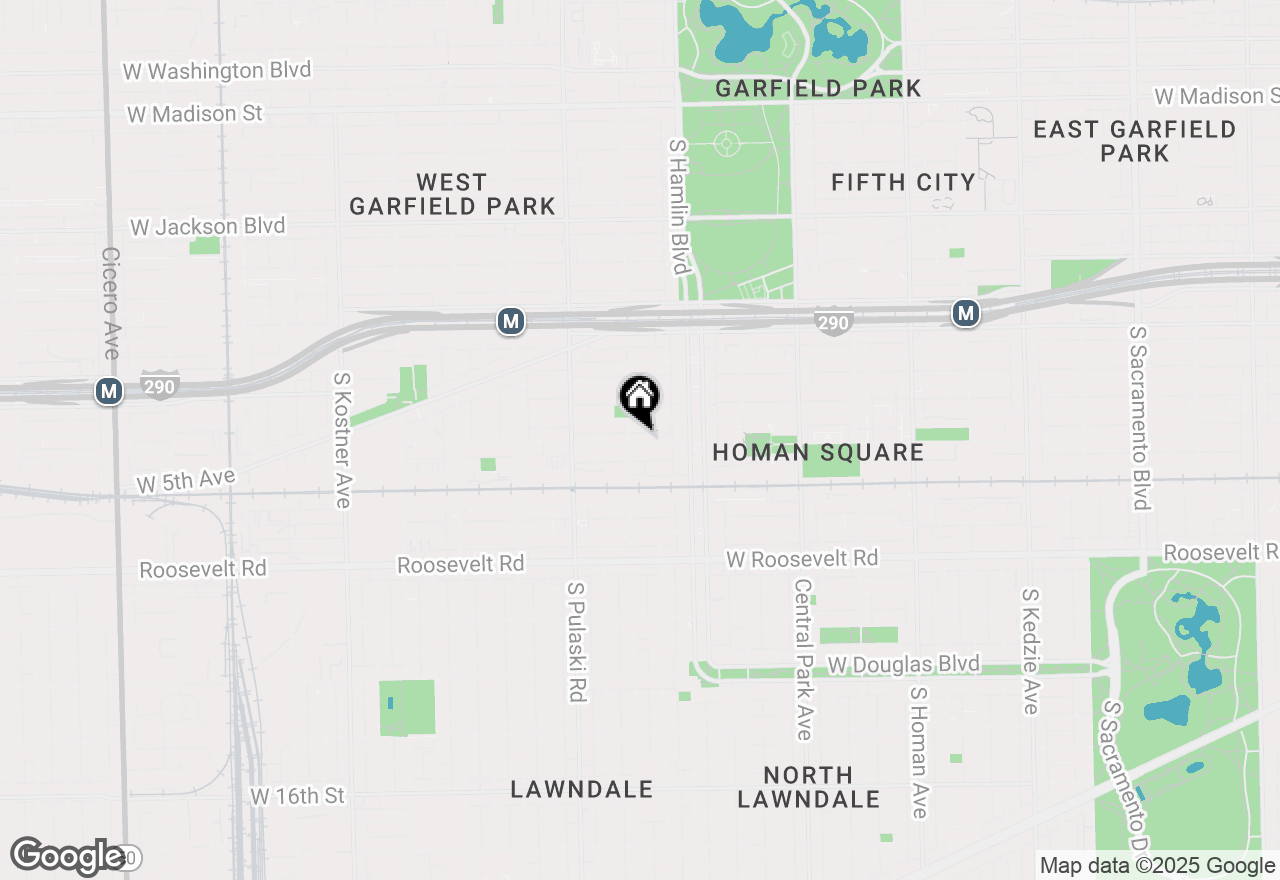 Map of 3854 W Arthington Street, Chicago, IL 60624