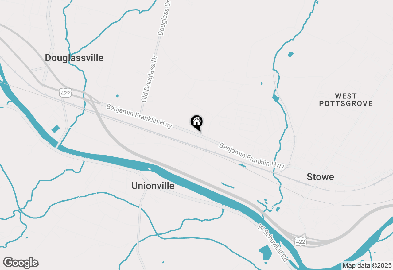 Map of Lot 4 Ben Franklin Highway, Douglassville, PA 19518