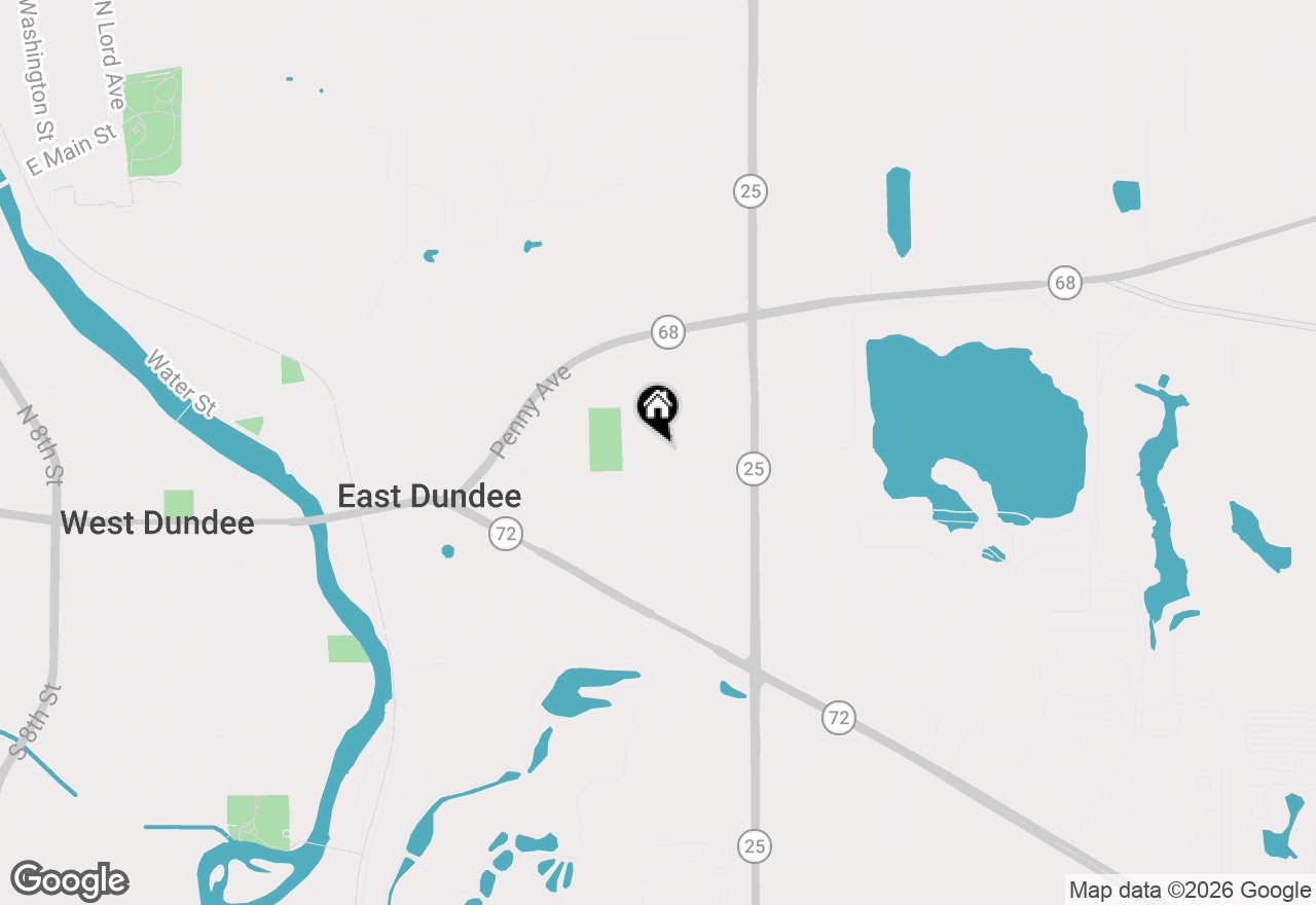 Map of 161 Crestwood Drive, East Dundee, IL 60118