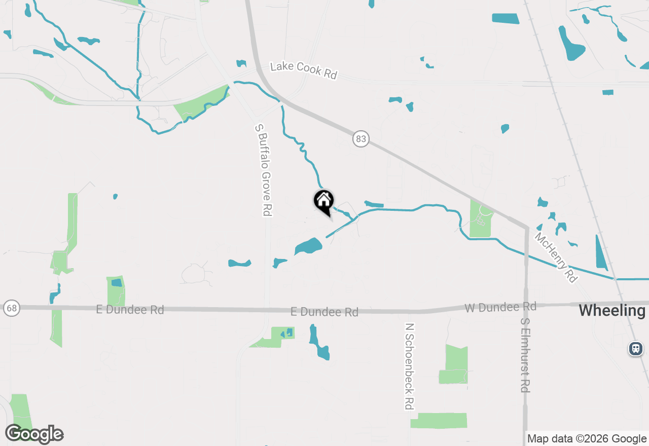 Map of 1507 Acorn Court, Wheeling, IL 60090