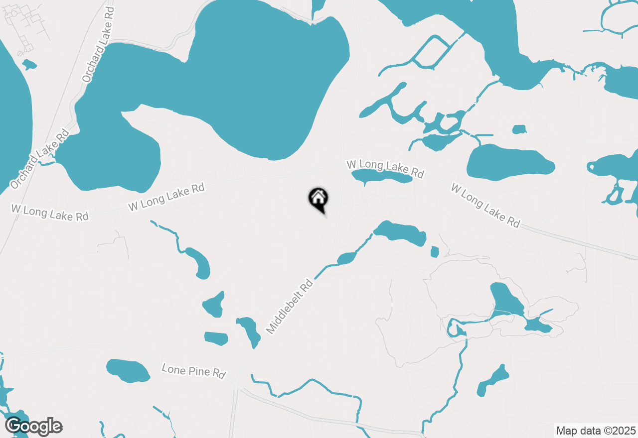 Map of 4170 Prescott Park Circle, West Bloomfield, MI 48323