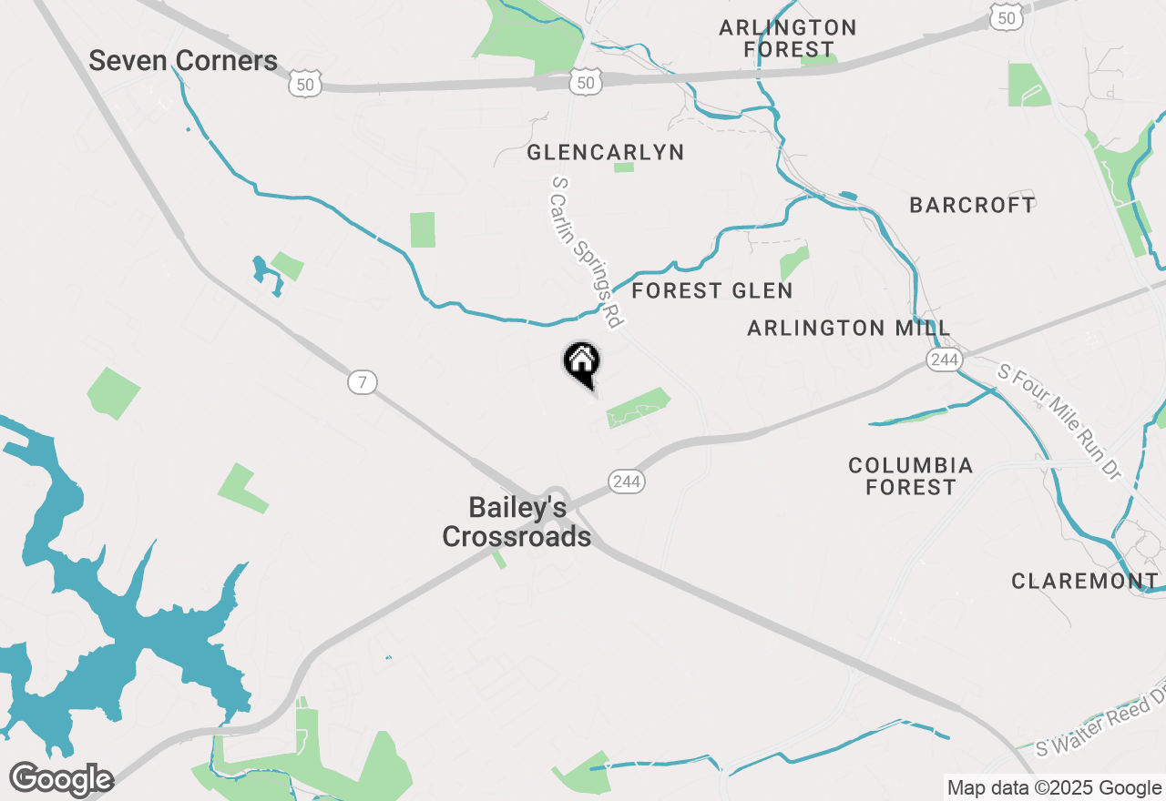 Map of 3332 Spring Lane #C-10, Falls Church, VA 22041
